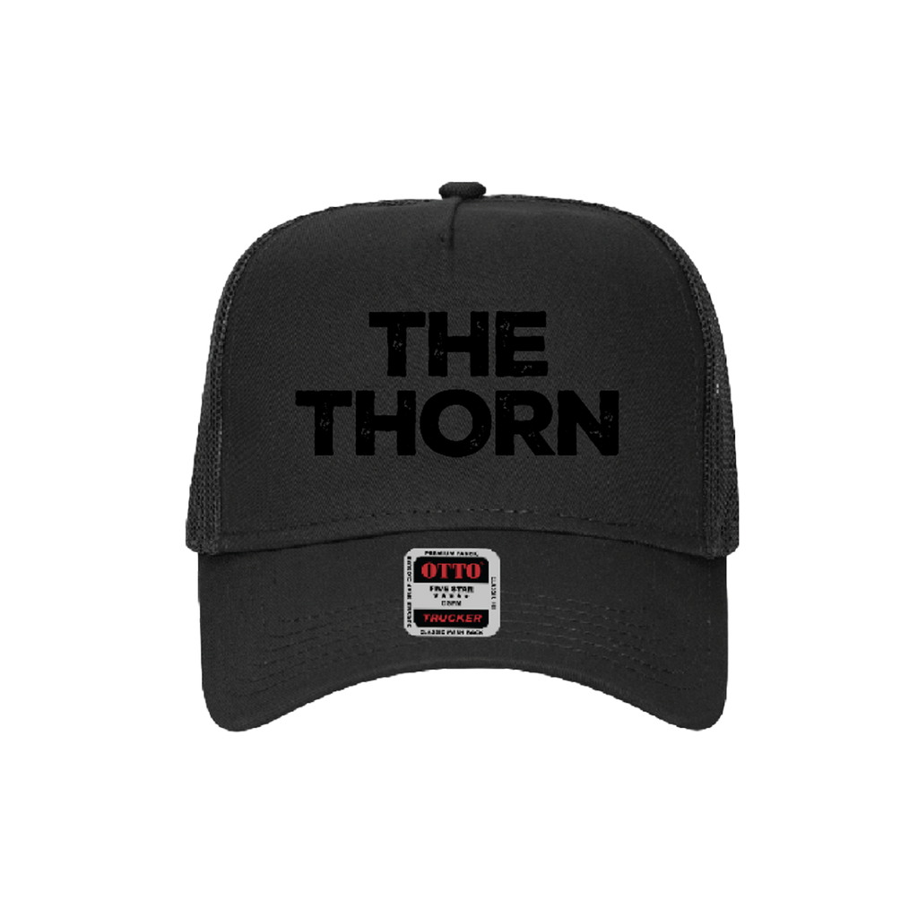The Thorn Black on Black Trucker Hat
